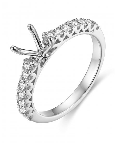 SEMI MOUNT DIAMOND ENGAGEMENT RING (TR3950)